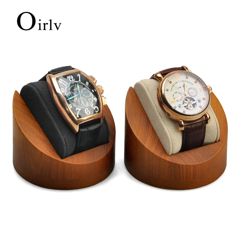 Wooden Watch Display Stand with Pillow Watch Box Jewelry Display Stand Jewelry Organizer Photography Props