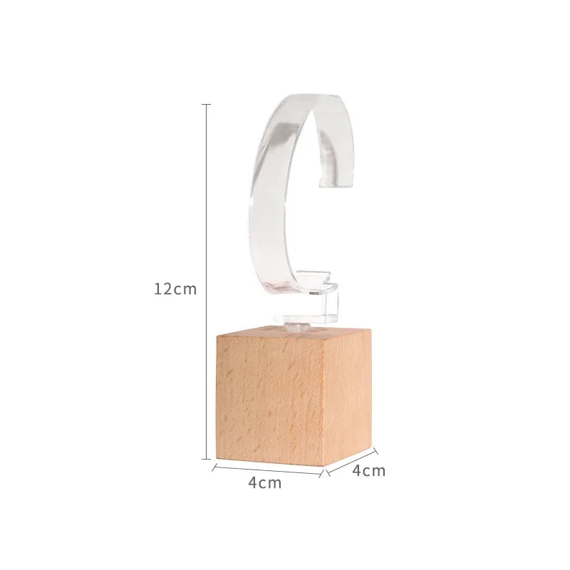Wooden Walnut Watch Display Stand Bangle Holder Watch Organizer for Jewelry Showcase Store Counter C Watches Showing Rack