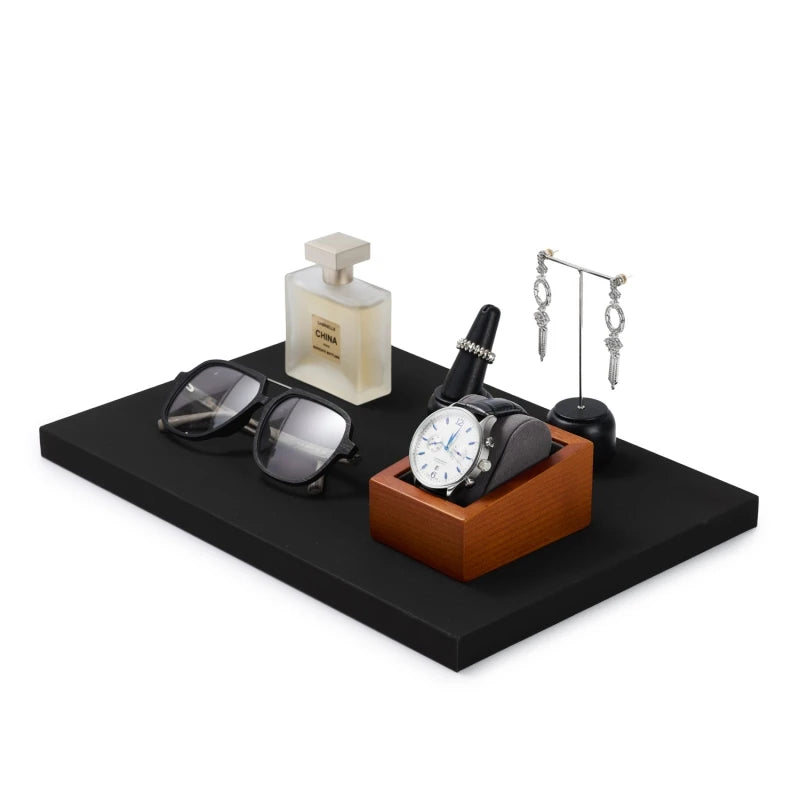 Wooden Watch Stand Storage Box Solid Wood Wrist Watch Holder Display Stand Wooden Watch Display Storage Holder Stand Box