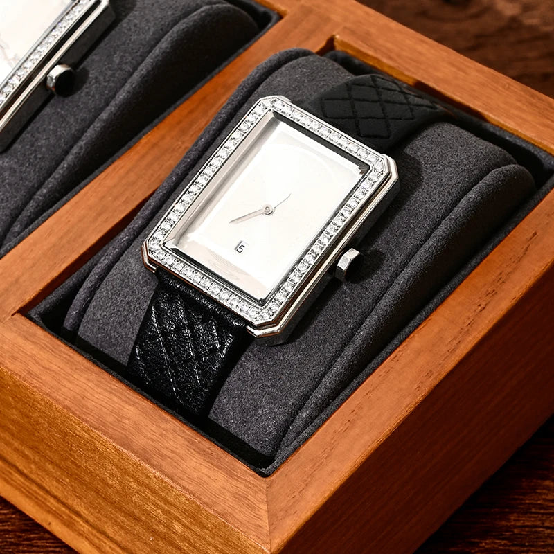 Wooden Watch Stand Storage Box Solid Wood Wrist Watch Holder Display Stand Wooden Watch Display Storage Holder Stand Box