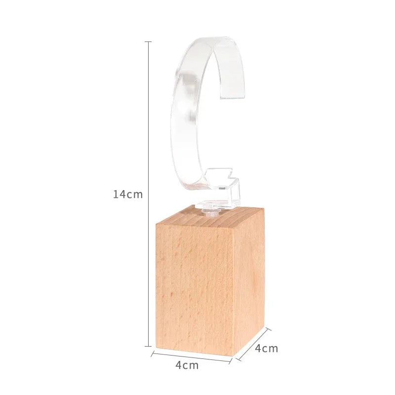 Wooden Walnut Watch Display Stand Bangle Holder Watch Organizer for Jewelry Showcase Store Counter C Watches Showing Rack