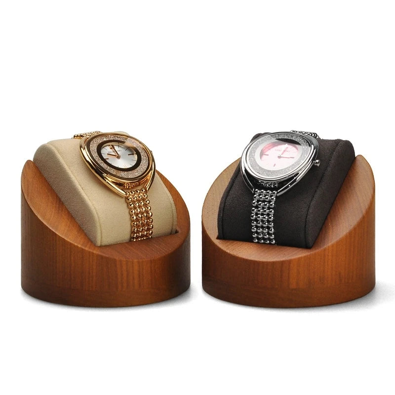 Wooden Watch Display Stand with Pillow Watch Box Jewelry Display Stand Jewelry Organizer Photography Props