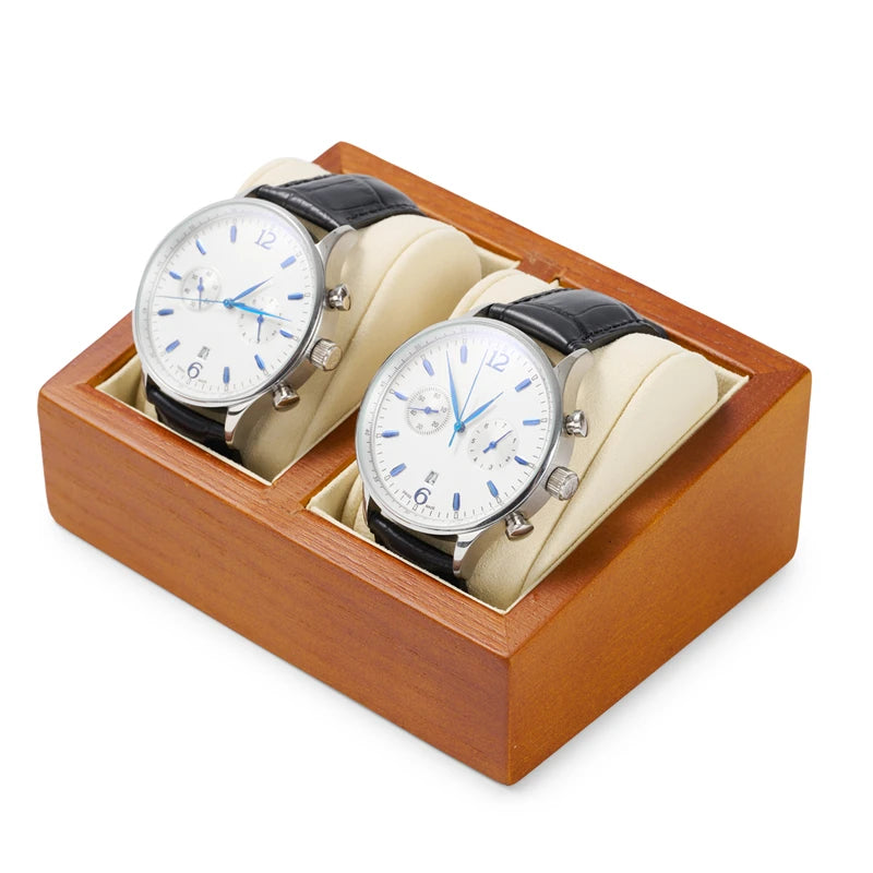 Wooden Watch Display Stand with Pillow Watch Box Jewelry Display Stand Jewelry Organizer Photography Props