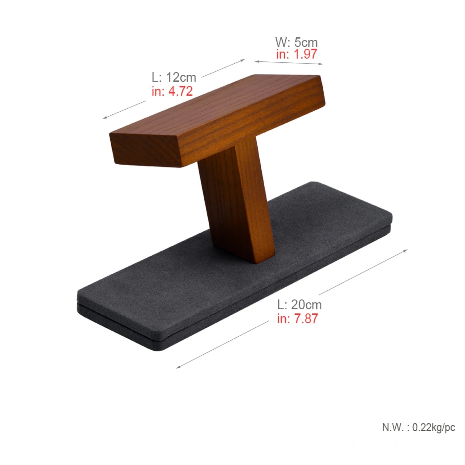Multi-Style Wooden Watch & Jewelry Display Stand - Premium Wood Storage Velvet Pad, Organizer for Watches, Bracelets Rings