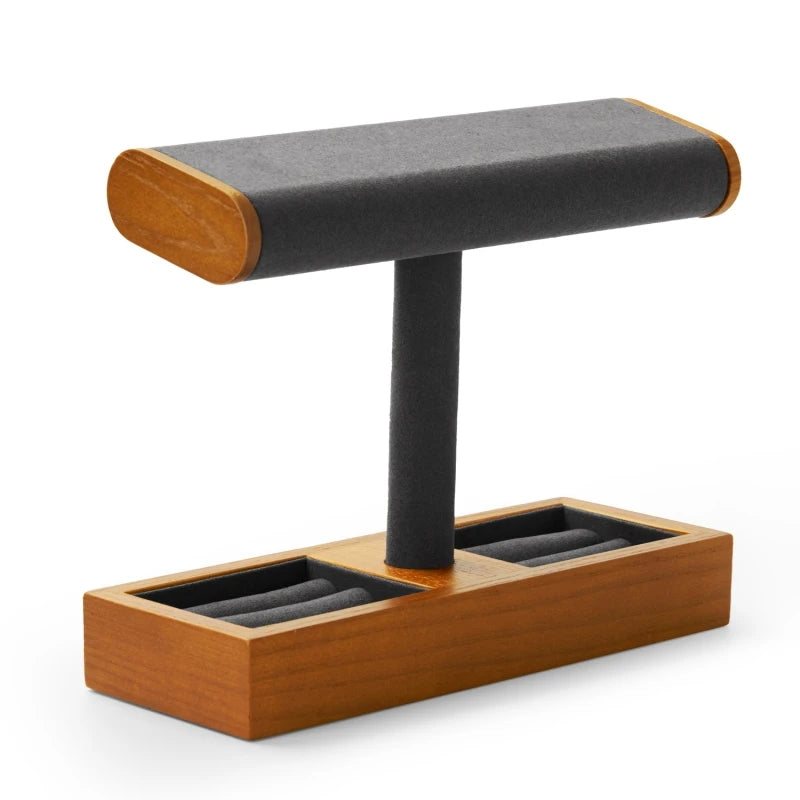 Wooden Watch Stand Storage Box Solid Wood Wrist Watch Holder Display Stand Wooden Watch Display Storage Holder Stand Box
