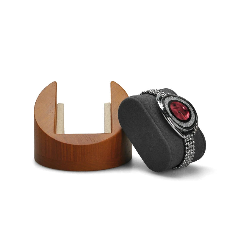 Wooden Watch Display Stand with Pillow Watch Box Jewelry Display Stand Jewelry Organizer Photography Props