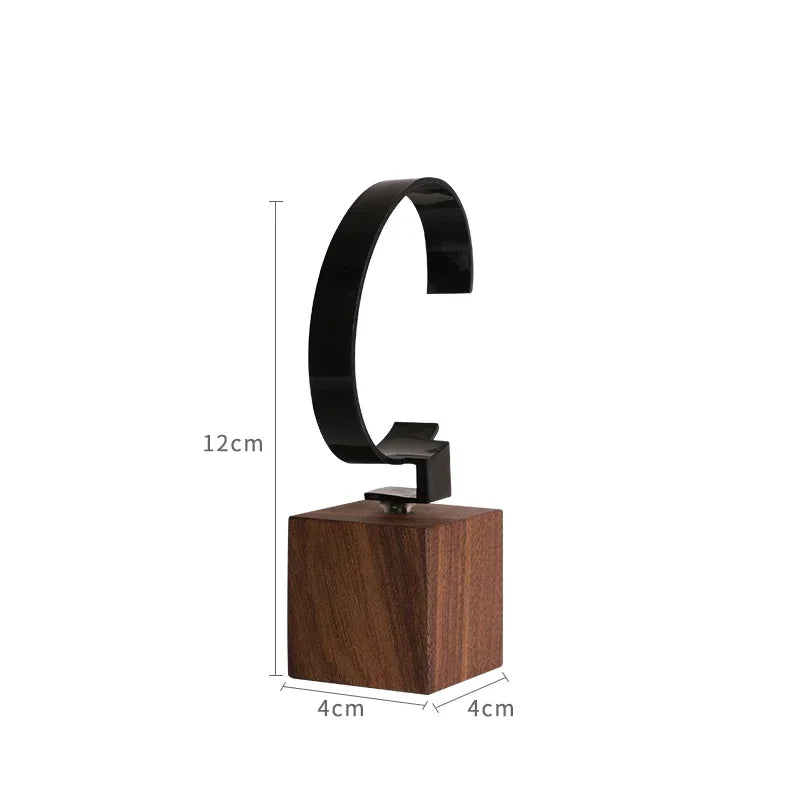 Wooden Walnut Watch Display Stand Bangle Holder Watch Organizer for Jewelry Showcase Store Counter C Watches Showing Rack