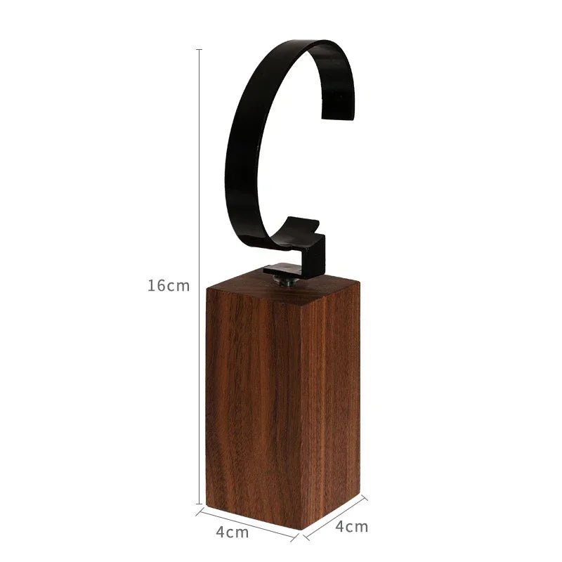 Wooden Walnut Watch Display Stand Bangle Holder Watch Organizer for Jewelry Showcase Store Counter C Watches Showing Rack