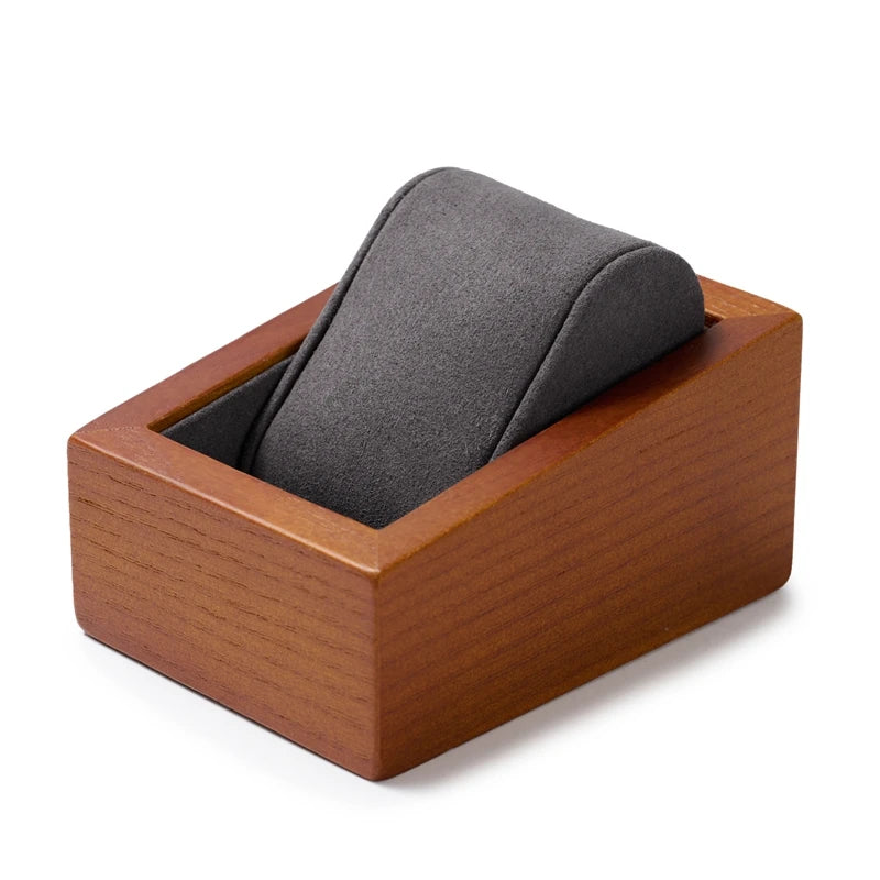 Wooden Watch Display Stand with Pillow Watch Box Jewelry Display Stand Jewelry Organizer Photography Props