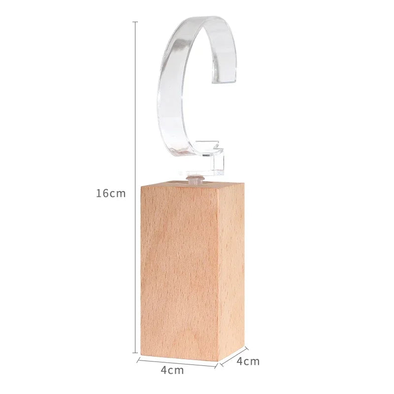 Wooden Walnut Watch Display Stand Bangle Holder Watch Organizer for Jewelry Showcase Store Counter C Watches Showing Rack
