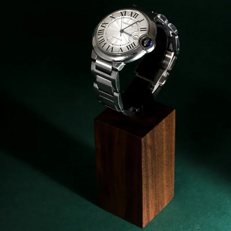 Wooden Walnut Watch Display Stand Bangle Holder Watch Organizer for Jewelry Showcase Store Counter C Watches Showing Rack