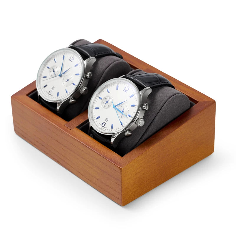 Wooden Watch Display Stand with Pillow Watch Box Jewelry Display Stand Jewelry Organizer Photography Props